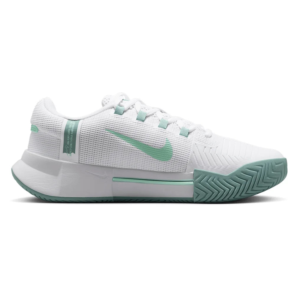 Women's Zoom GP Challenge 1 Court Shoes White and Mint Foam