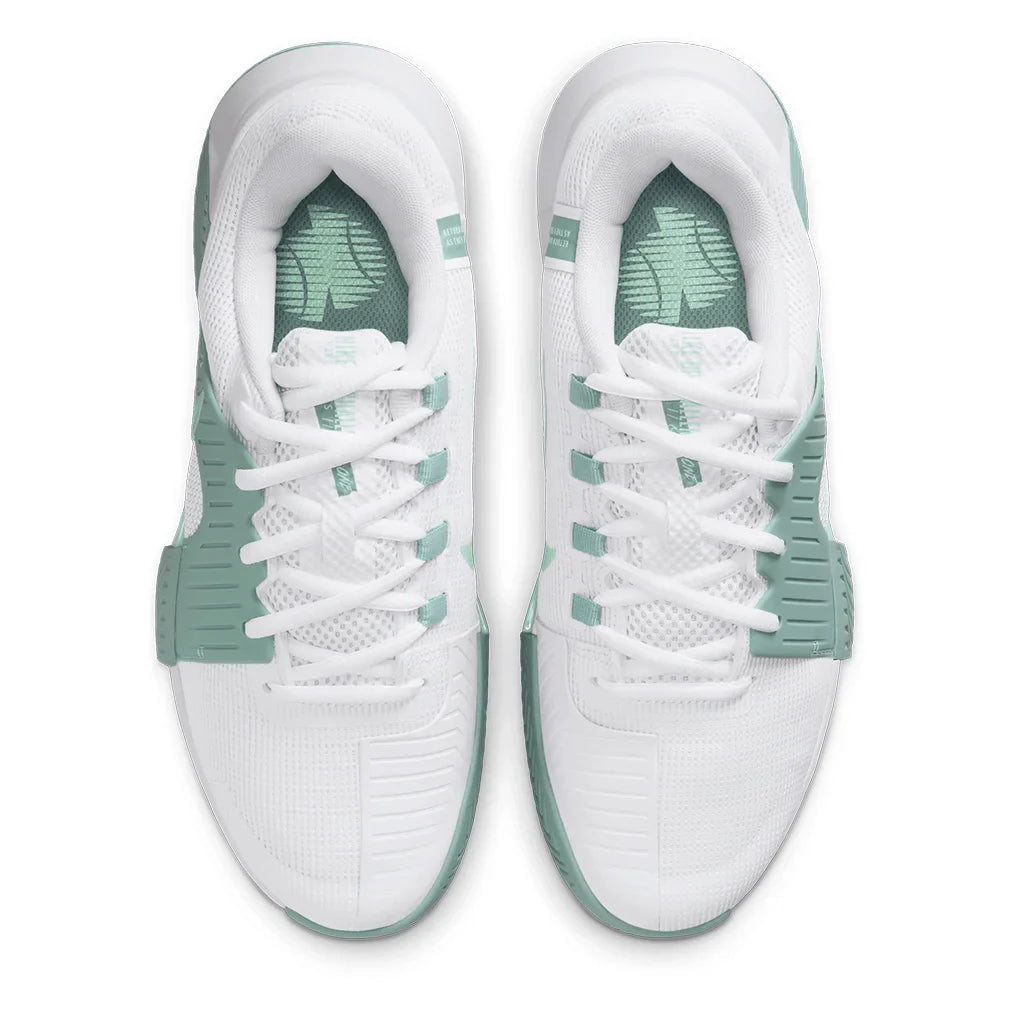 Women's Zoom GP Challenge 1 Court Shoes White and Mint Foam