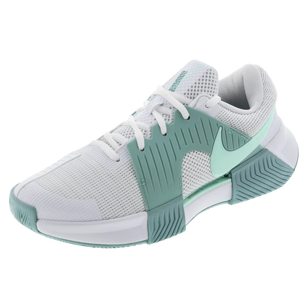 Women's Zoom GP Challenge 1 Court Shoes White and Mint Foam