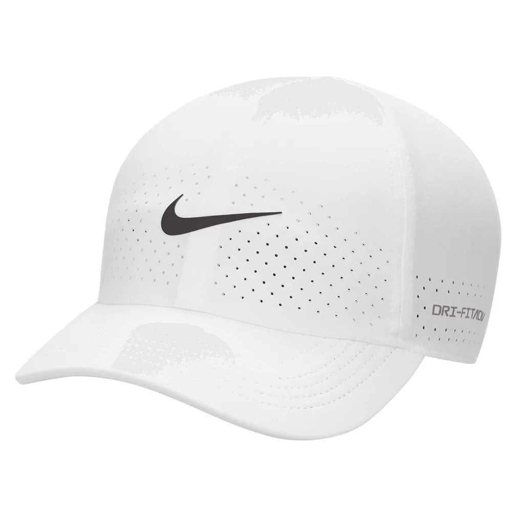 Unisex Dri-FIT Advance Club Unstructured Tennis Cap,Apparel,Nike,100 White/Black,One Size,Tennis Express,FB5598-100_1