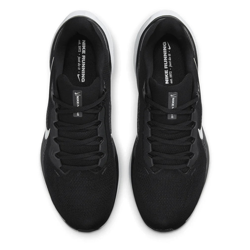 Men's Pegasus 41 Running Court Shoes Black and White