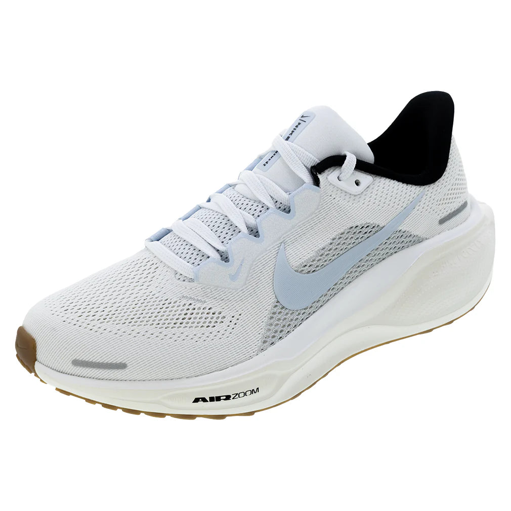 Women's Pegasus 41 Running Court Shoes White and Blue Tint