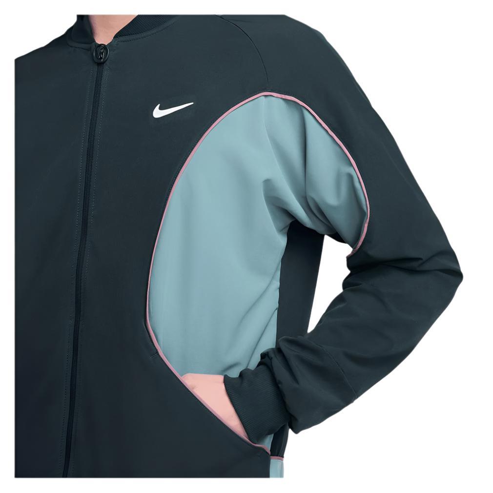 Men's Court Dri-FIT Advantage Tennis Jacket Armory Navy and Denim Turq