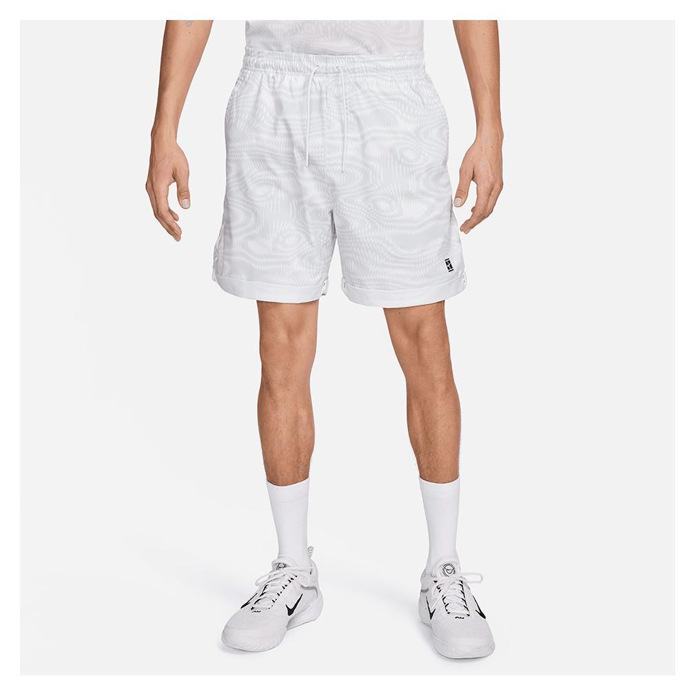 Men's Dri-Fit Heritage 6 Inch Tennis Short White