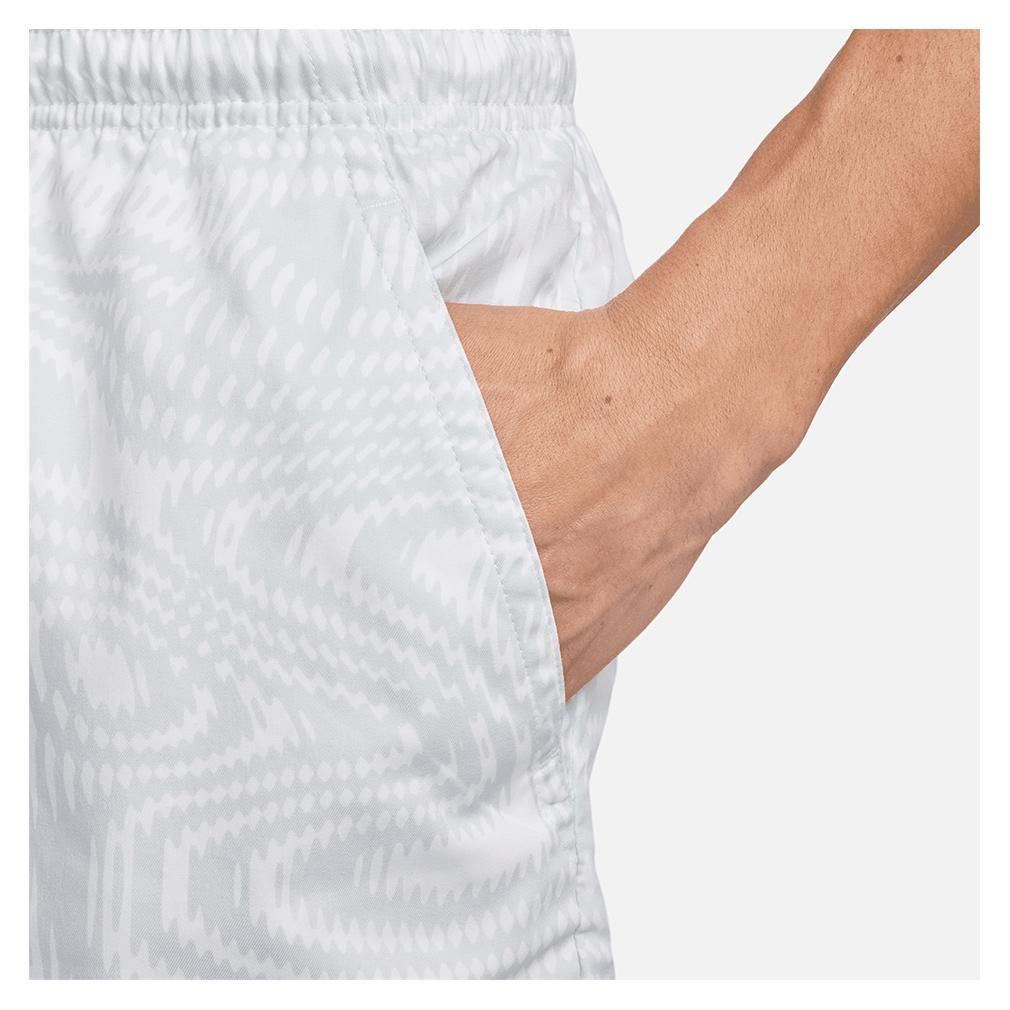 Men's Dri-Fit Heritage 6 Inch Tennis Short White