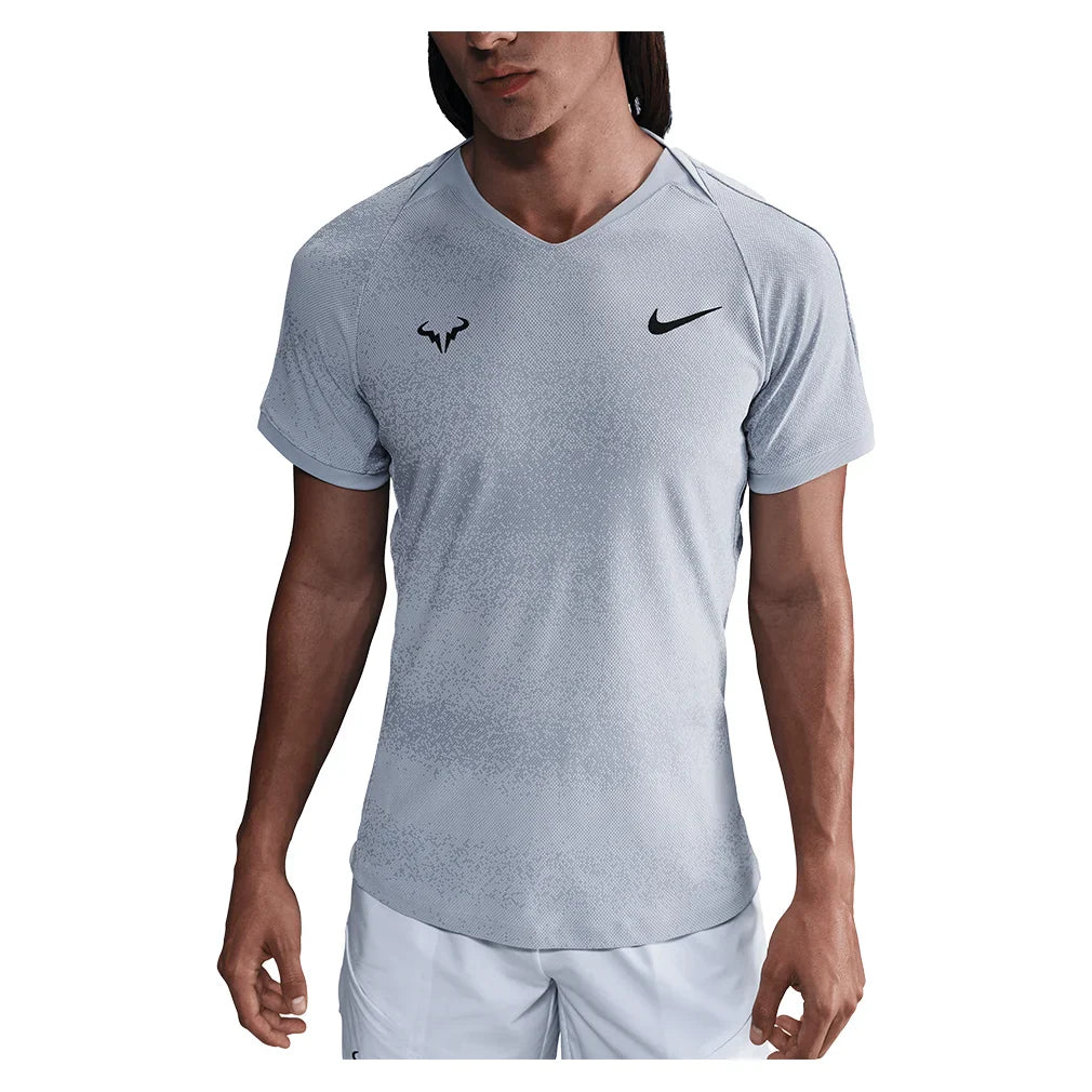 Men's Rafa Court Dri-FIT Advantage Top Ghost and World Indigo