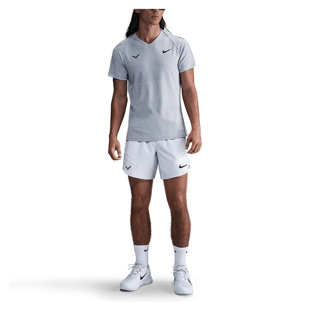 Men's Rafa Court Dri-FIT Advantage Top Ghost and World Indigo