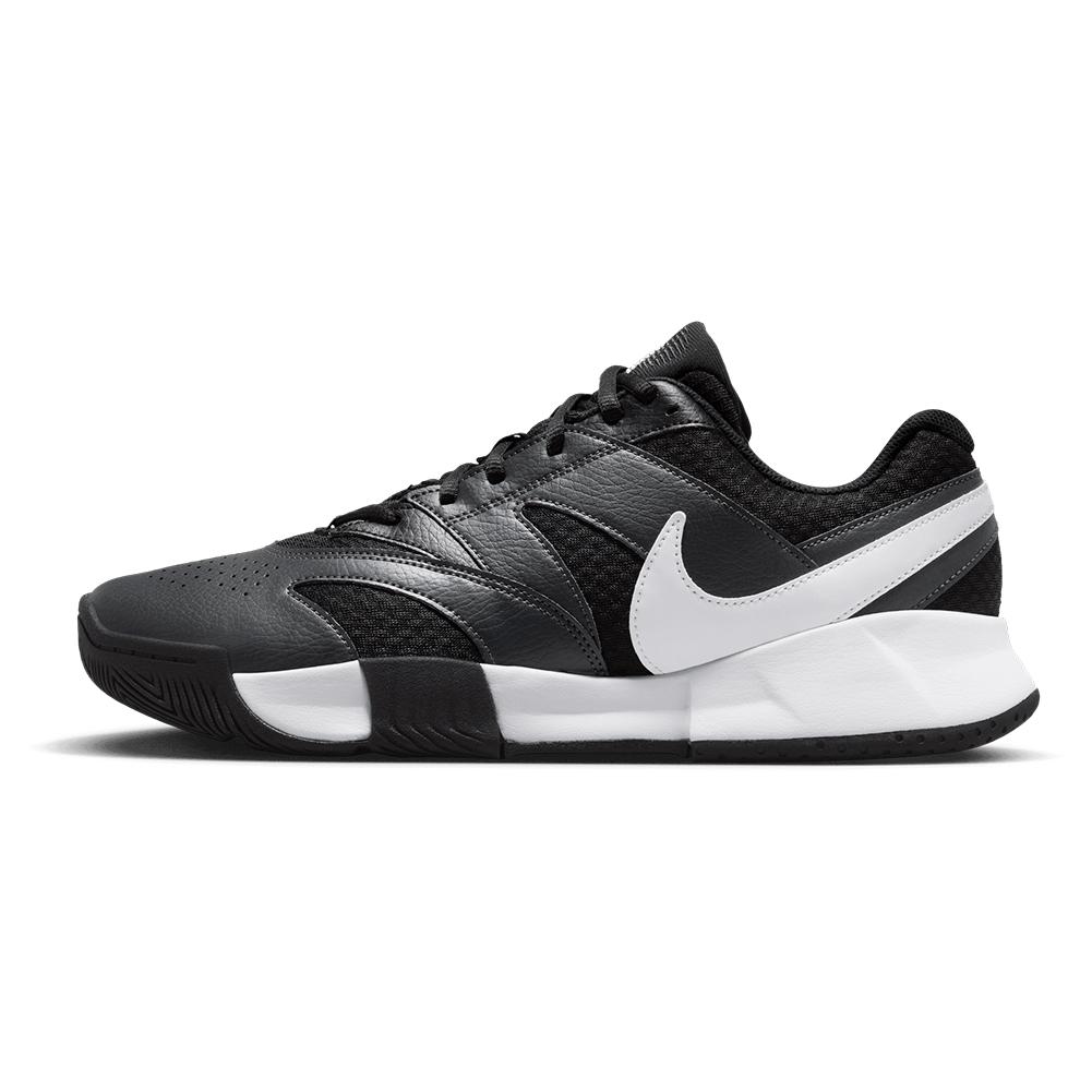 Juniors' Court Lite 4 Court Shoes Black and White