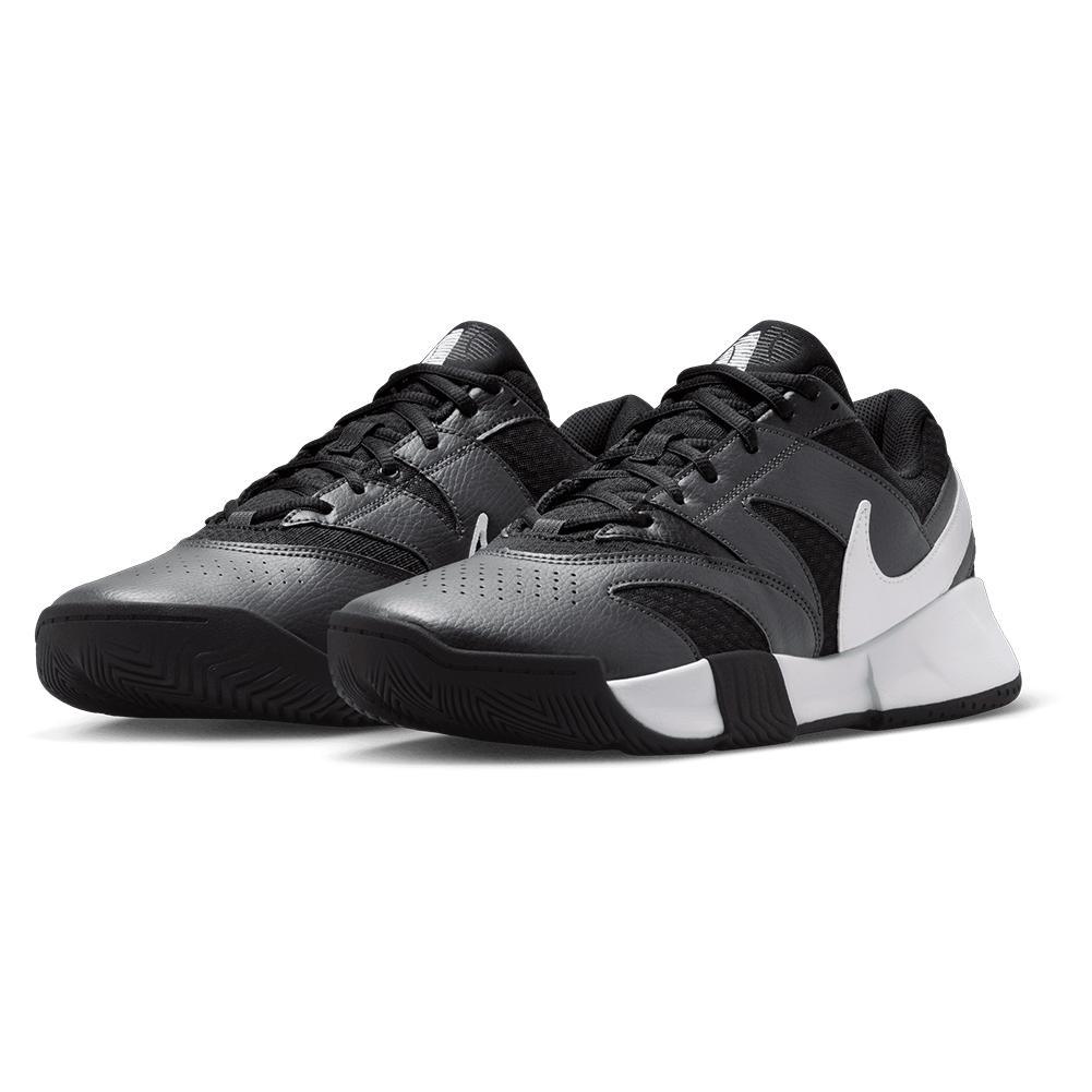 Men's Court Lite 4 Shoes Black and White