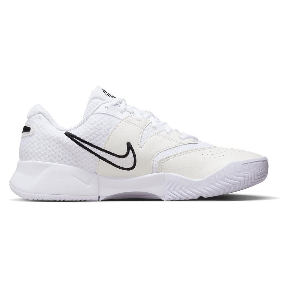 Juniors' Court Lite 4 Court Shoes White and Black