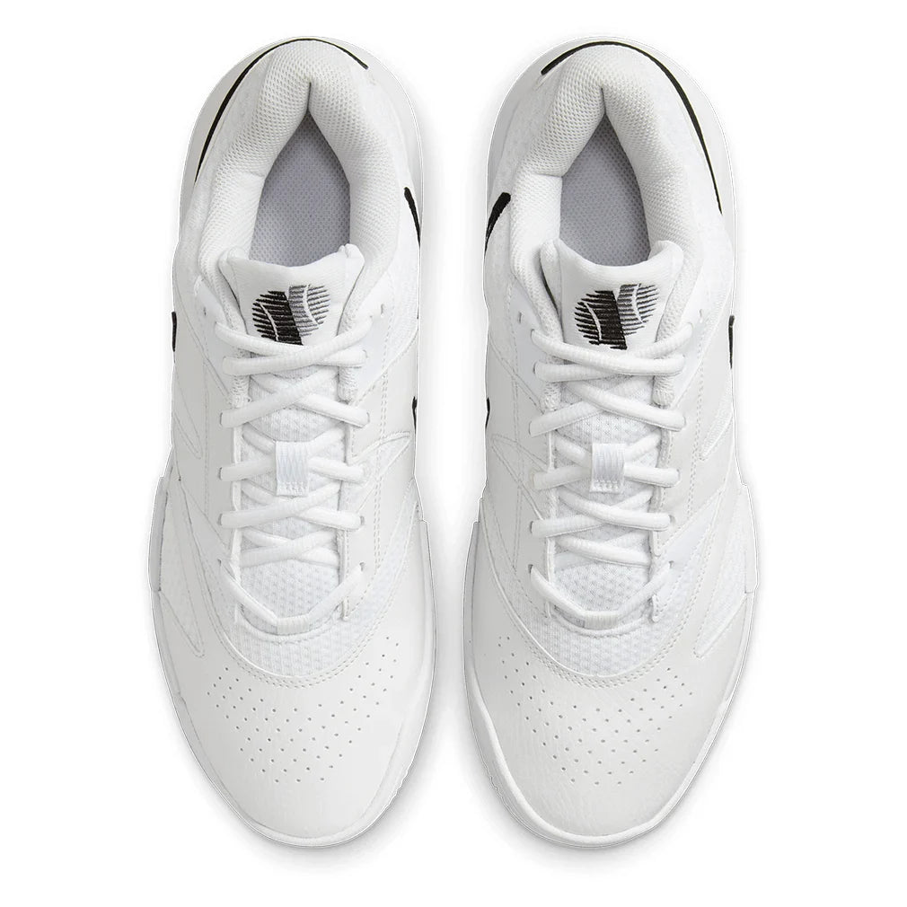 Juniors' Court Lite 4 Court Shoes White and Black