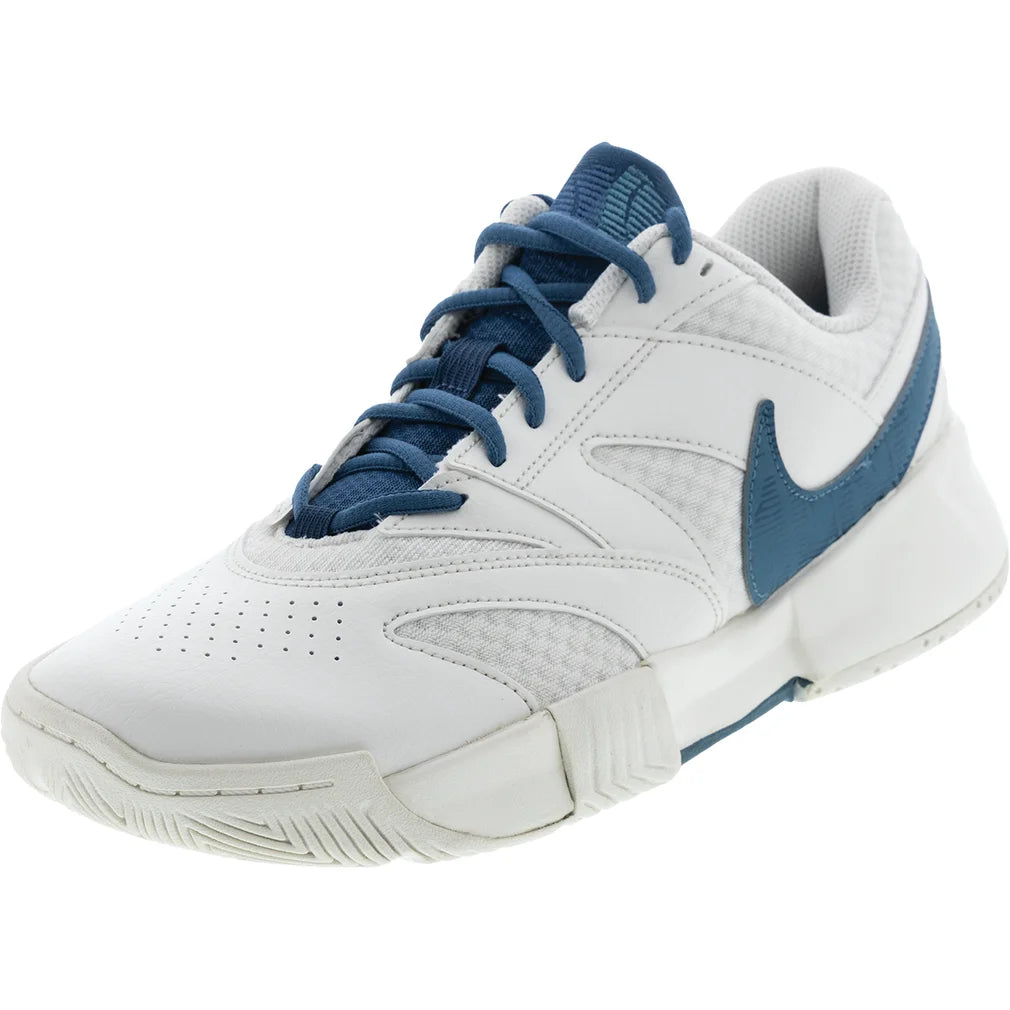 Men's Court Lite 4 Shoes Sail and Smokey Blue, Nike, Sail/Smokey Blue, Pickleball Express, FD6574-121H26-SAIL-SMOKEY-BLUE-2