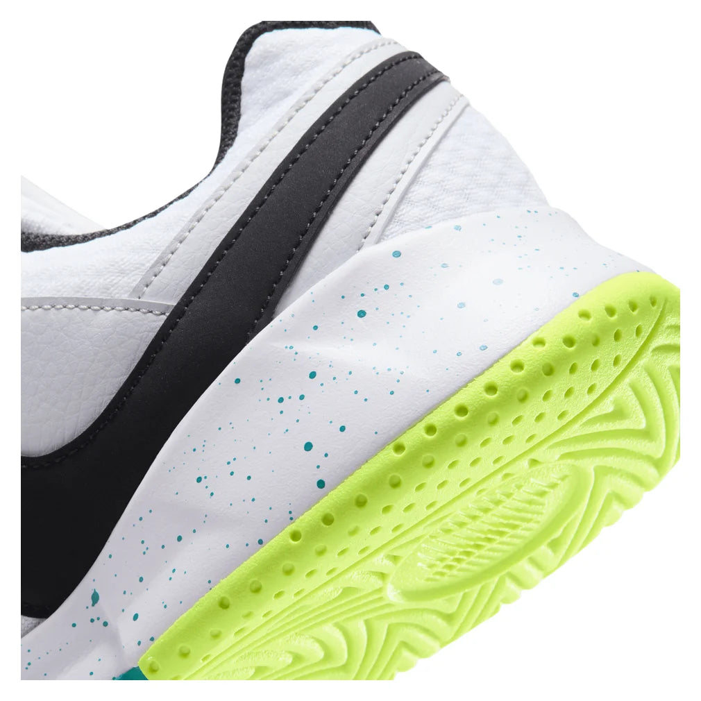 Men's Court Lite 4 Shoes White and Volt, Nike, Pickleball Express, FD6574-125H26-10