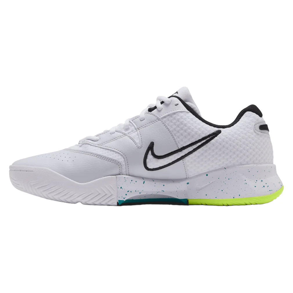 Men's Court Lite 4 Shoes White and Volt, Nike, Pickleball Express, FD6574-125H26-4