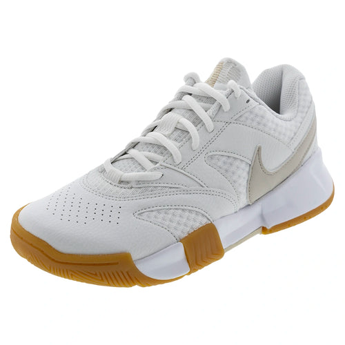 Women's Court Lite 4 Shoes White and Lt Orewood Brown