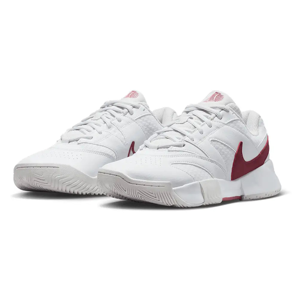 Women's Court Lite 4 Shoes White and Pink Smoke