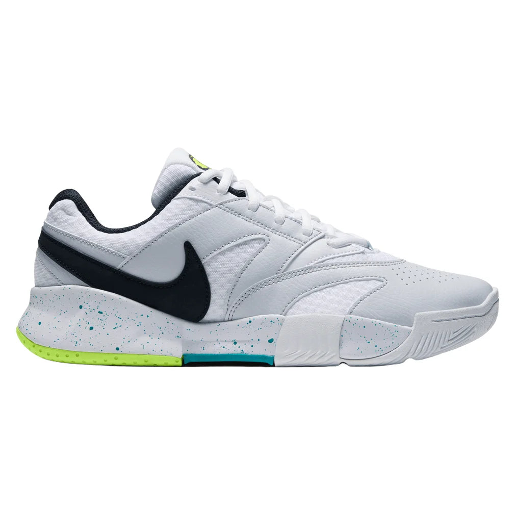 Women's Court Lite 4 Shoes White and Volt, Nike, Pickleball Express, FD6575-125H26-10
