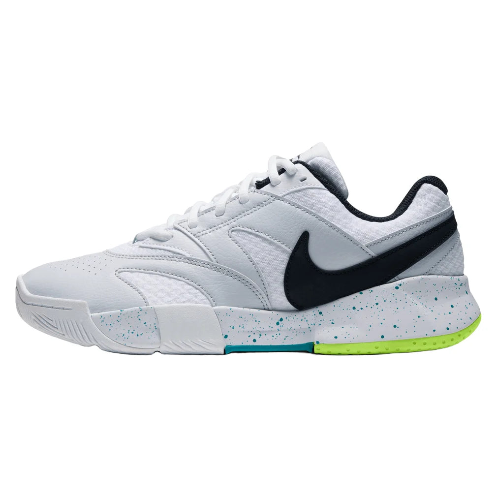 Women's Court Lite 4 Shoes White and Volt, Nike, Pickleball Express, FD6575-125H26-2