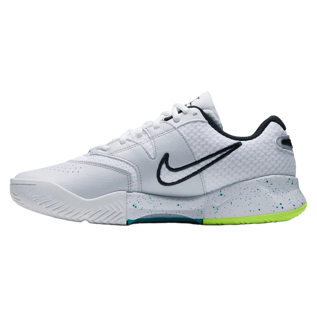 Women's Court Lite 4 Shoes White and Volt, Nike, Pickleball Express, FD6575-125H26-3