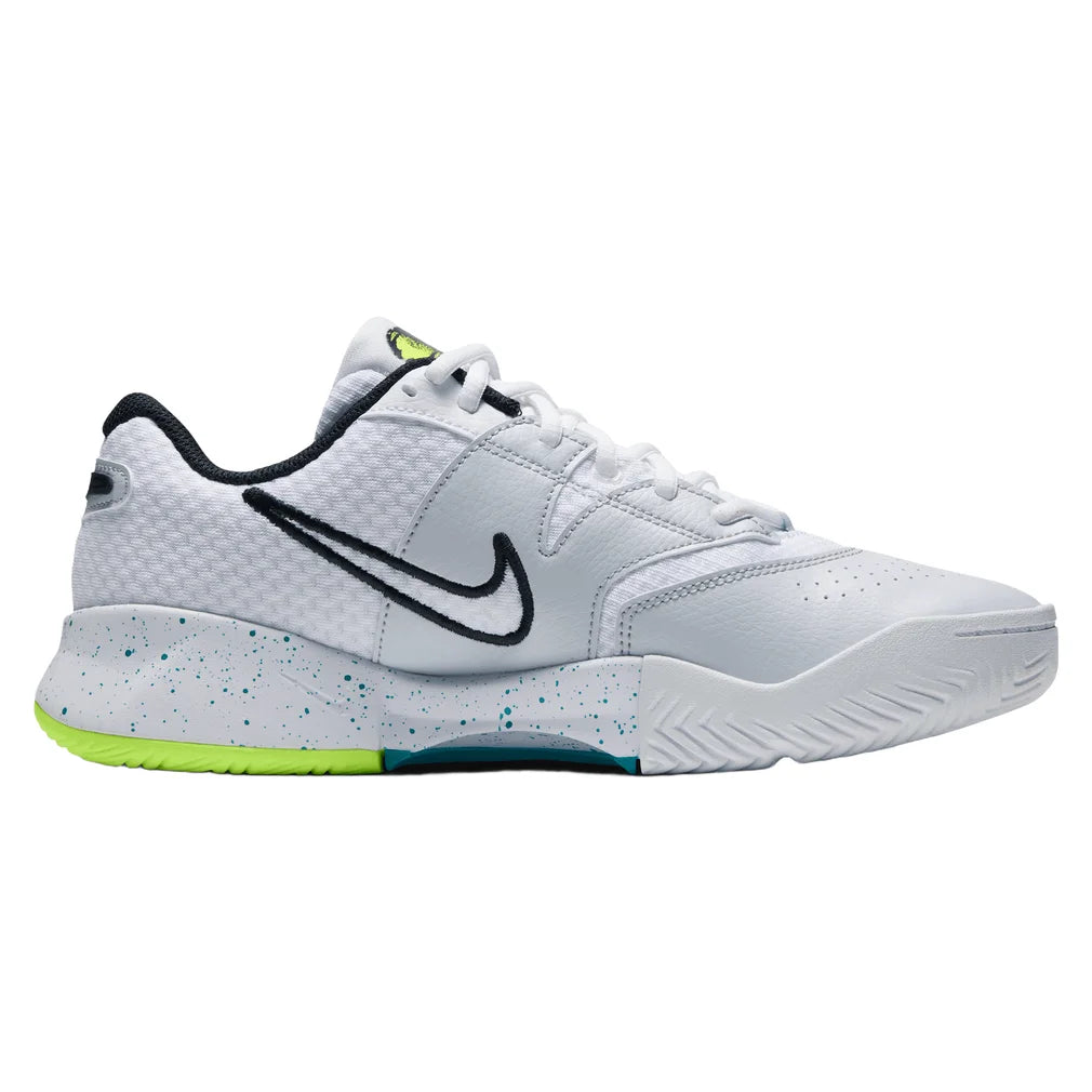 Women's Court Lite 4 Shoes White and Volt, Nike, Pickleball Express, FD6575-125H26-4