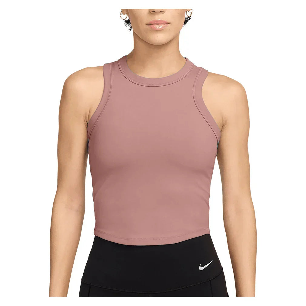 Women`s One Fitted Dri-FIT Cropped Tennis Tank Top