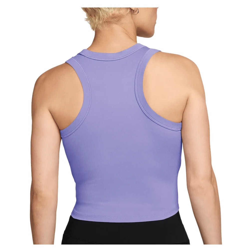 Women's One Fitted Dri-FIT Cropped Training Tank, Nike, Pickleball Express, FN2806-H26-1