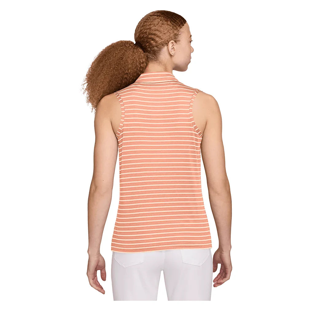 Women's Dri-Fit Victory Sleeveless Striped Polo