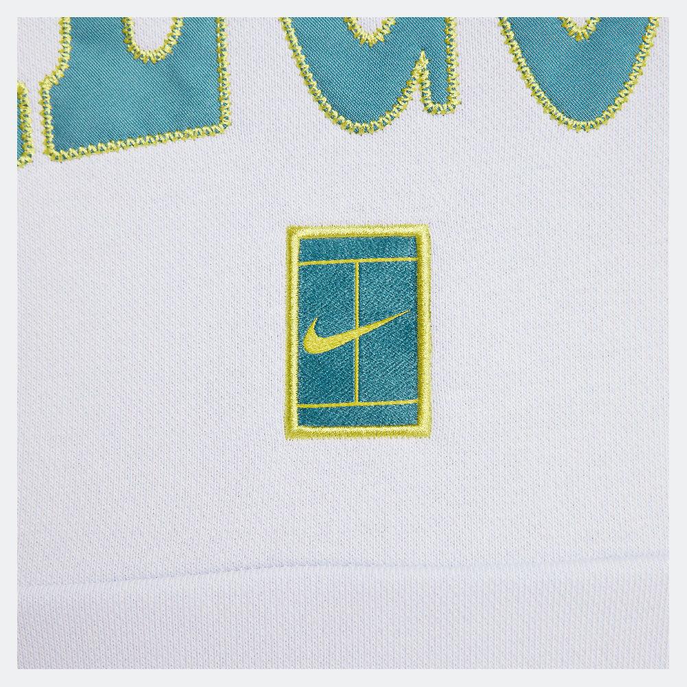 Men's Heritage Dri-FIT Fleece Hoodie Football Grey and Mineral Teal