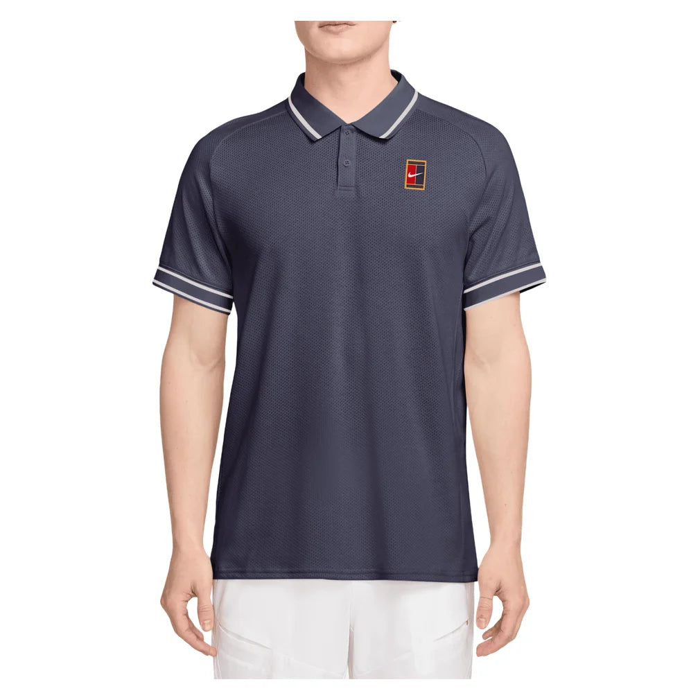 Men's Court Heritage Polo, Nike, 013 Gridiron, Pickleball Express, FQ2101-H26-013-GRIDIRON-1