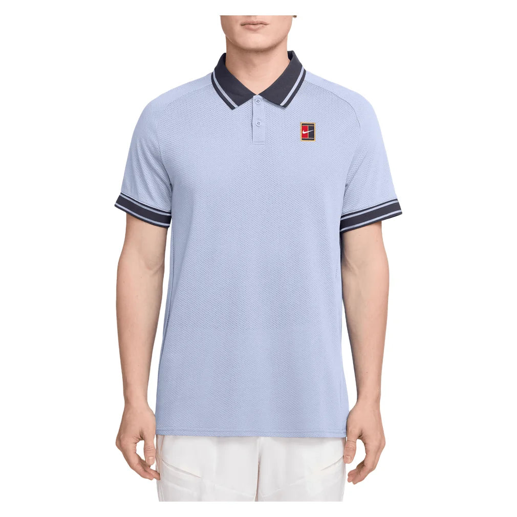 Men's Court Heritage Polo, Nike, 568 Palest Purple/Gridiron, Pickleball Express, FQ2101-H26-568-PALEST-PURPLE-GRIDIRON-1