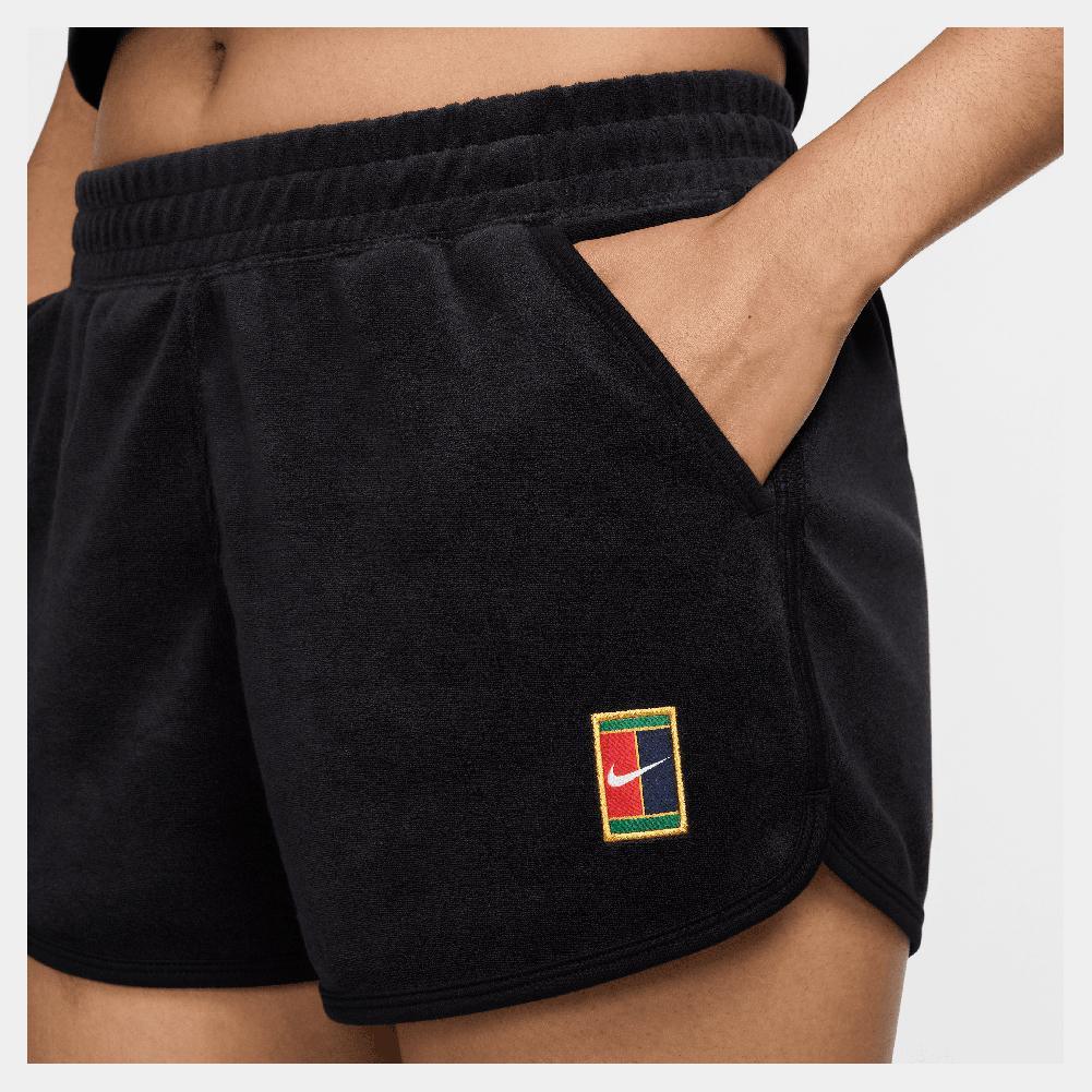 Womens Heritage Mid-Rise Shorts Black