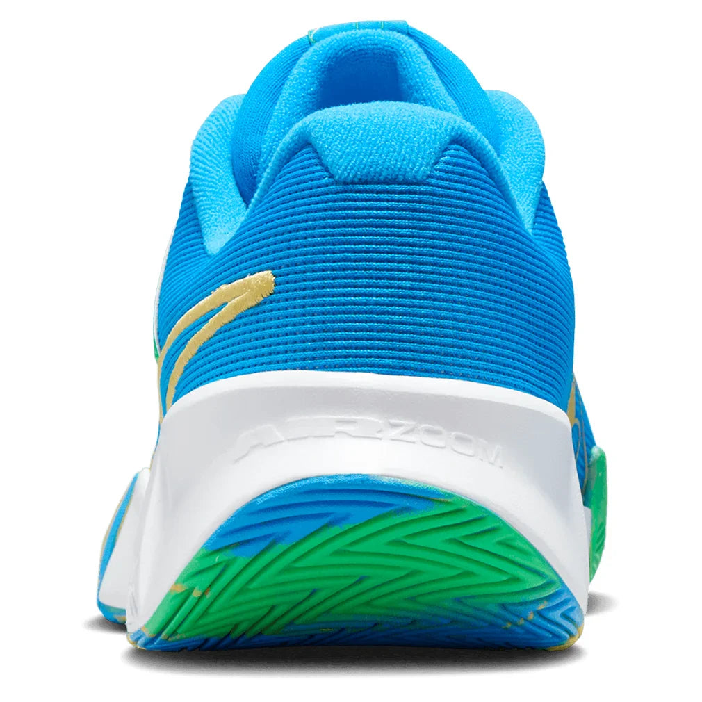 Men's Challenge GP Pro Pickleball Court Shoes Blue Hero and Green Shock