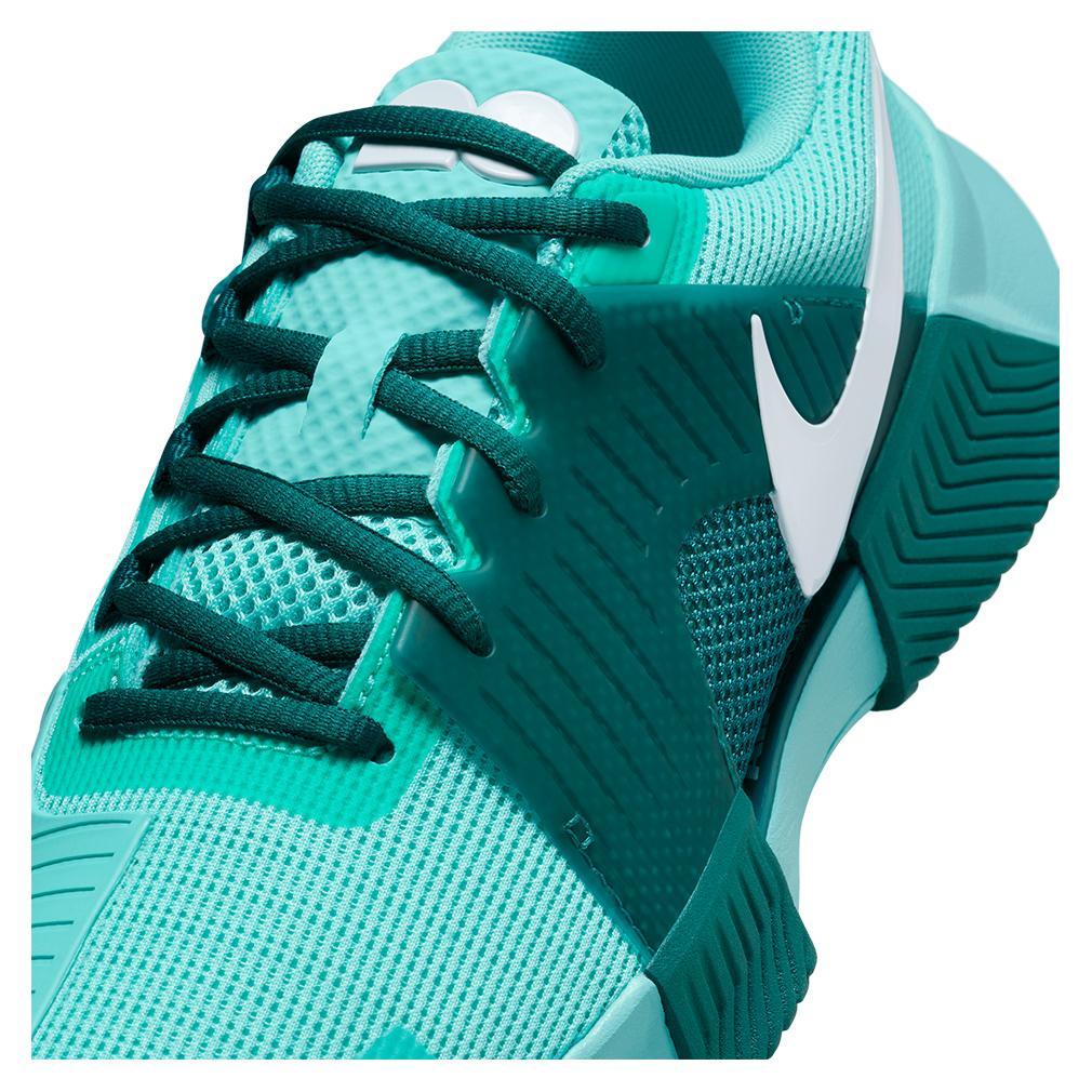 Womens Zoom GP Challenge 1 OS PRM Court Shoes Aurora Green and Geode Teal