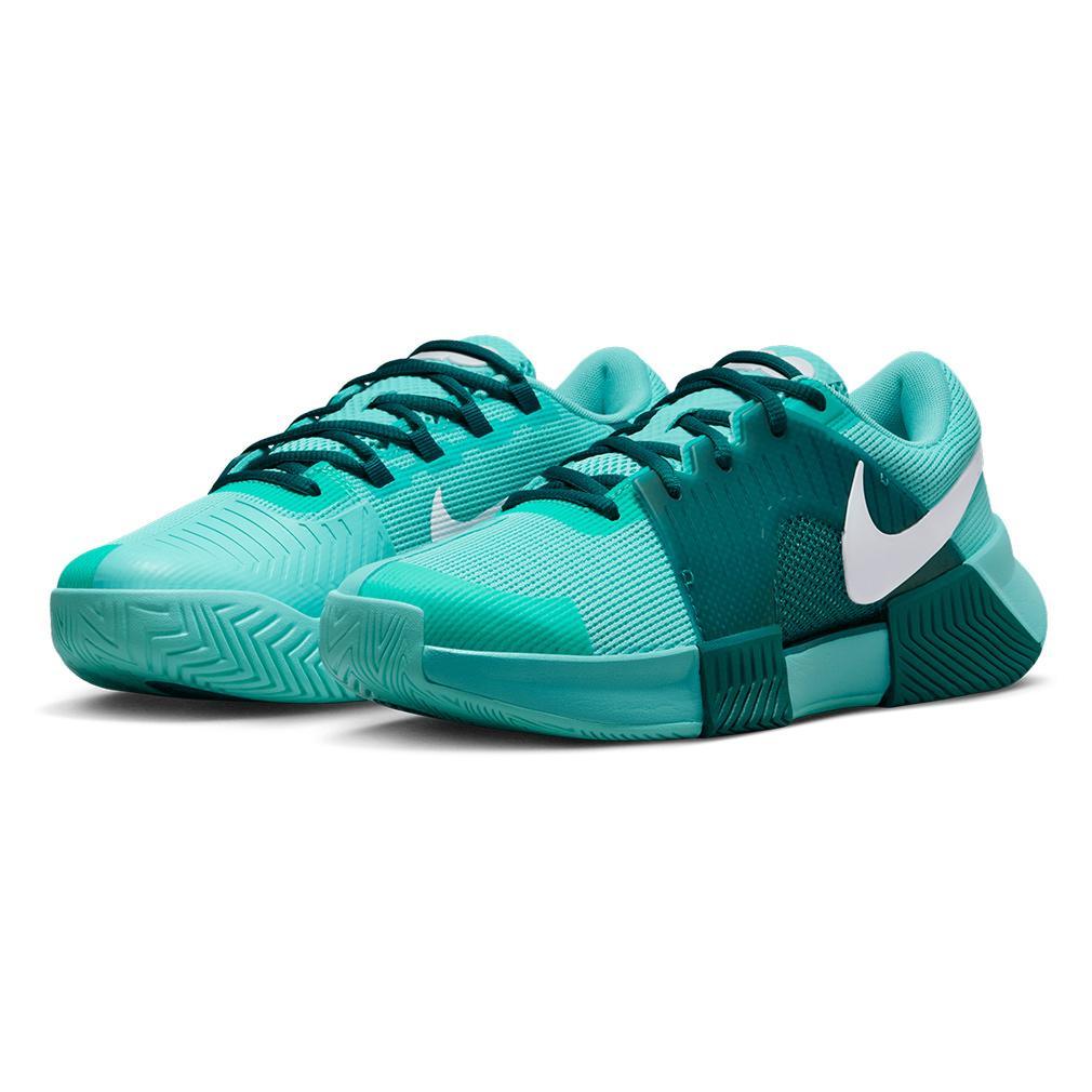 Womens Zoom GP Challenge 1 OS PRM Court Shoes Aurora Green and Geode Teal