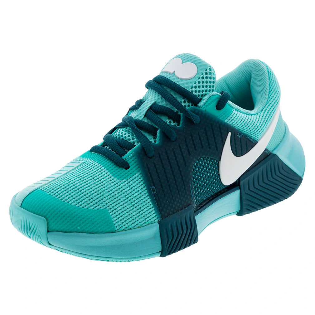 Womens Zoom GP Challenge 1 OS PRM Court Shoes Aurora Green and Geode Teal