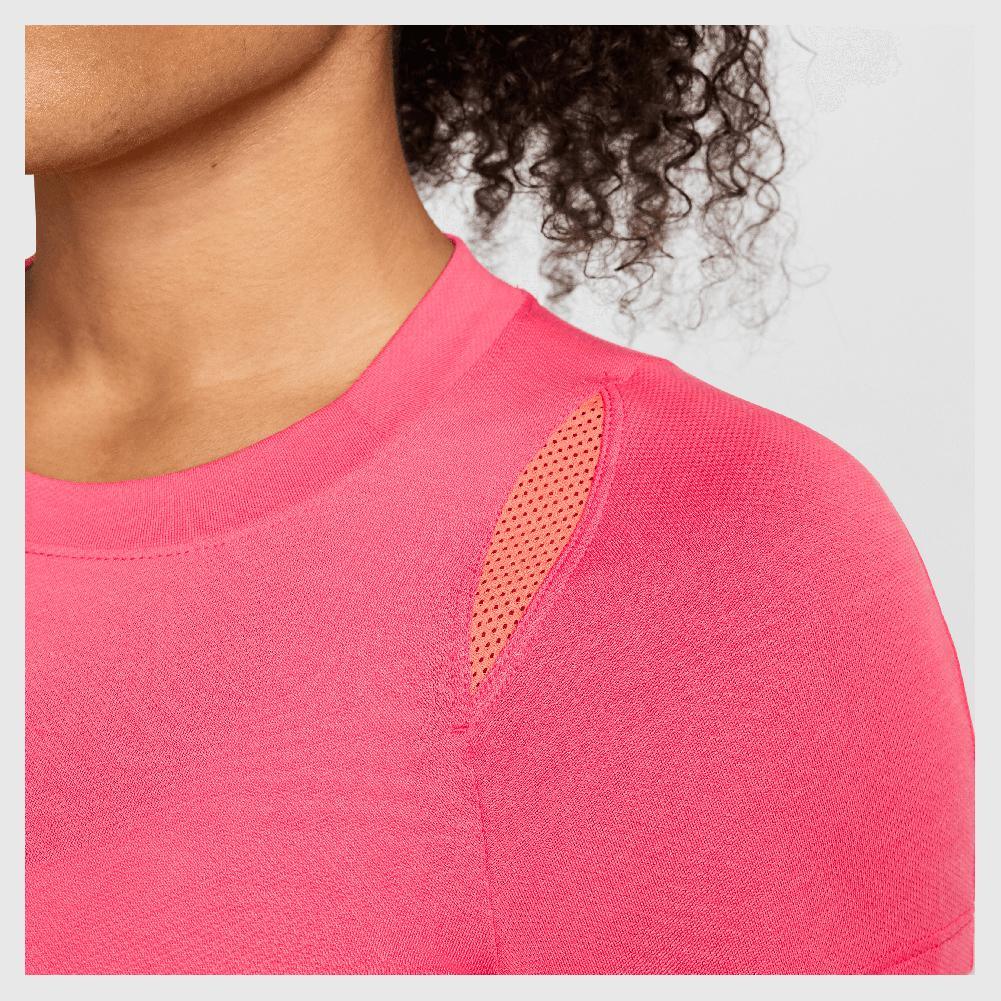 Womens Adventage Short Sleeve Tennis Top