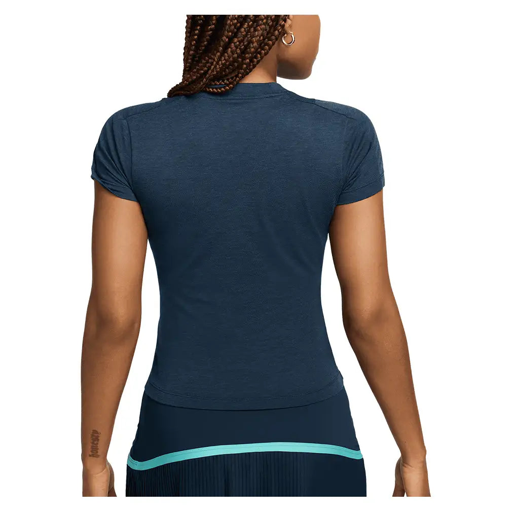 Womens Adventage Short Sleeve Tennis Top