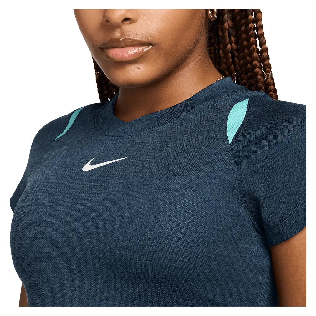 Womens Adventage Short Sleeve Tennis Top