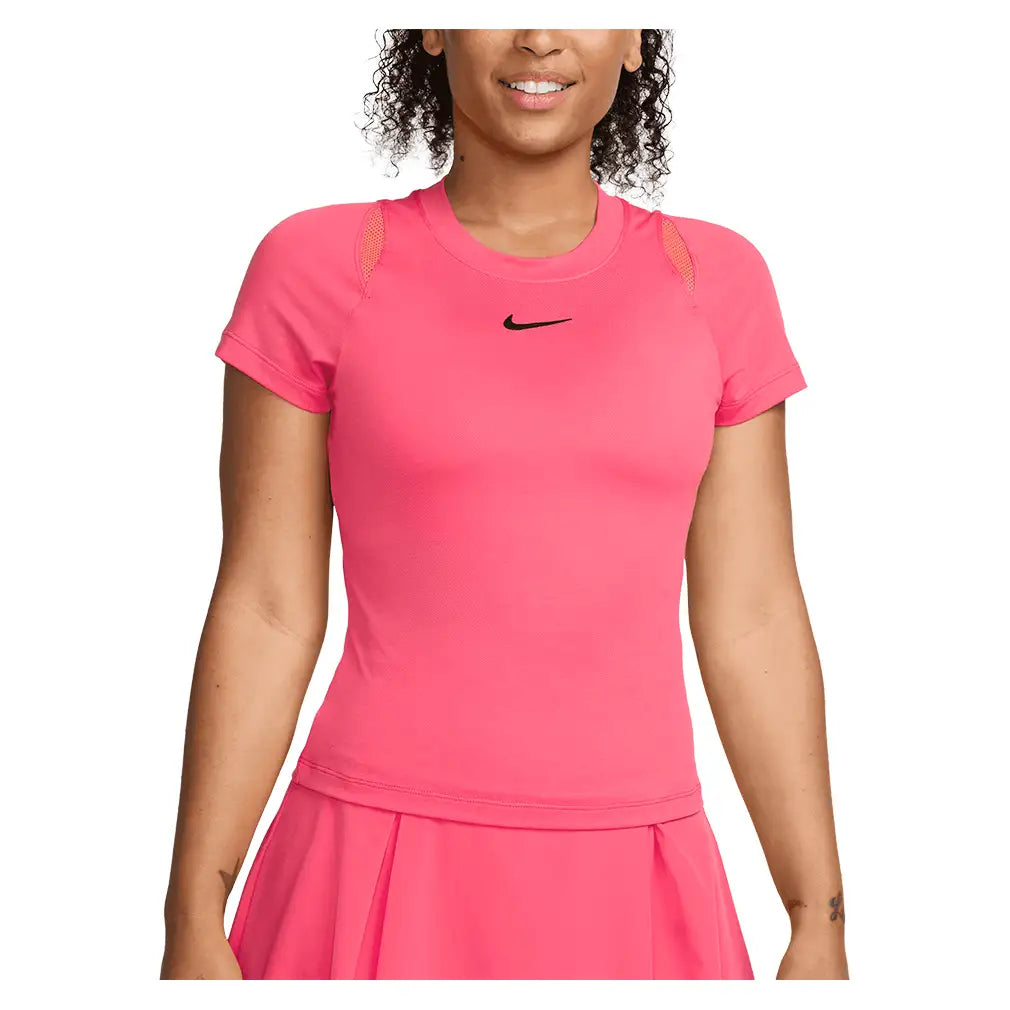 Womens Adventage Short Sleeve Tennis Top