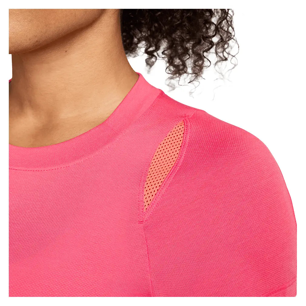 Womens Adventage Short Sleeve Tennis Top