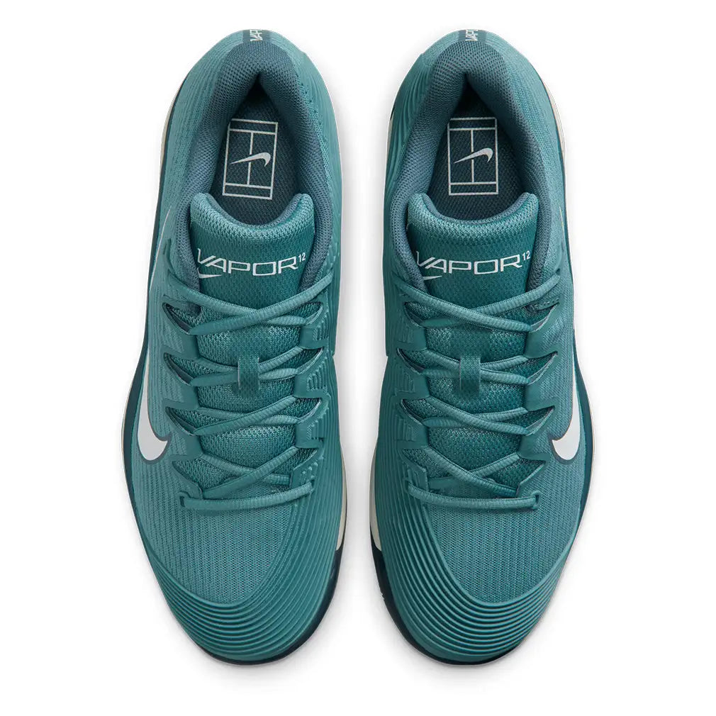 Men's Zoom Vapor 12 Shoes Smokey Blue and White