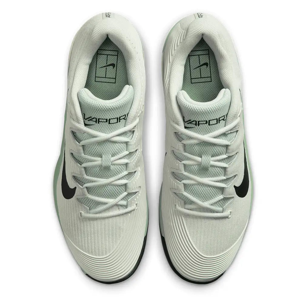 Men's Zoom Vapor 12 Shoes Light Silver and Black