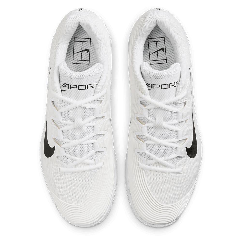 Men's Zoom Vapor 12 Shoes White and Black