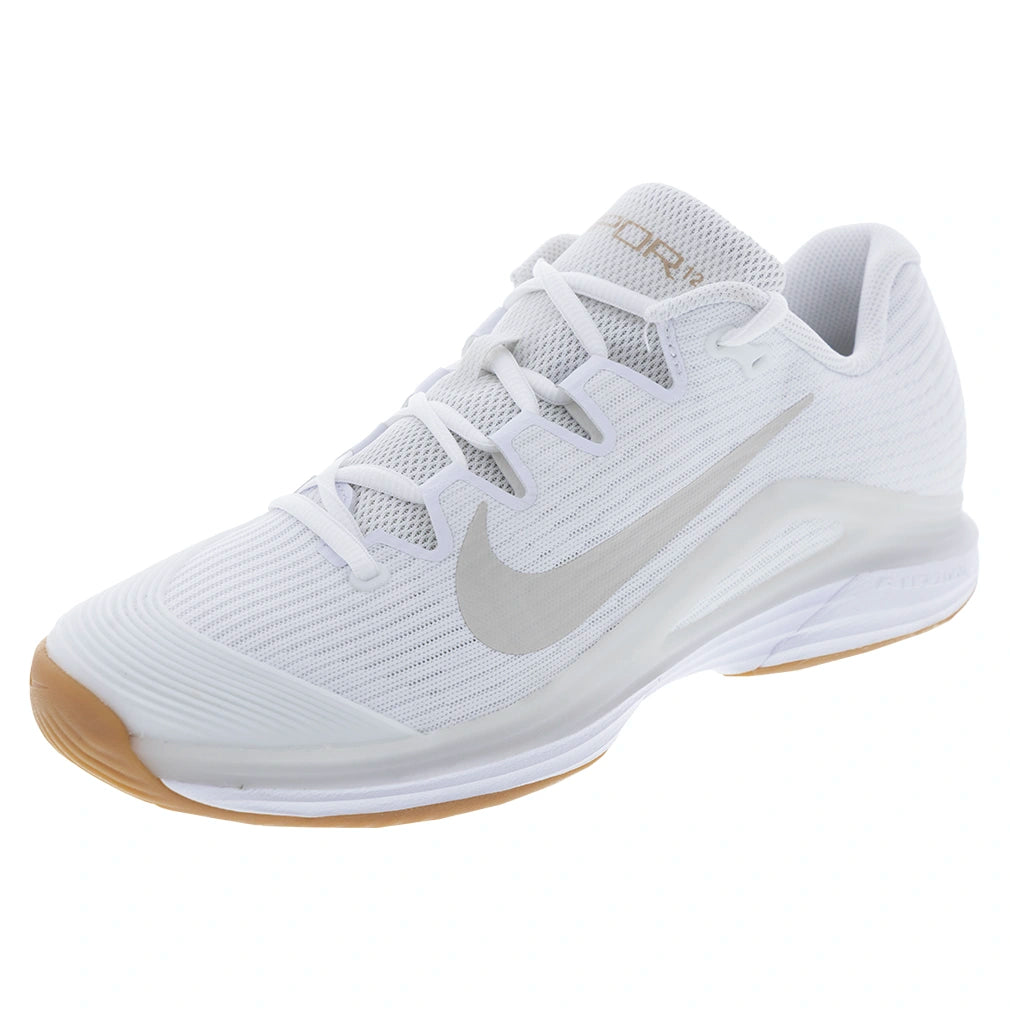 Men's Zoom Vapor 12 Shoes White and Lt Orewood Brown