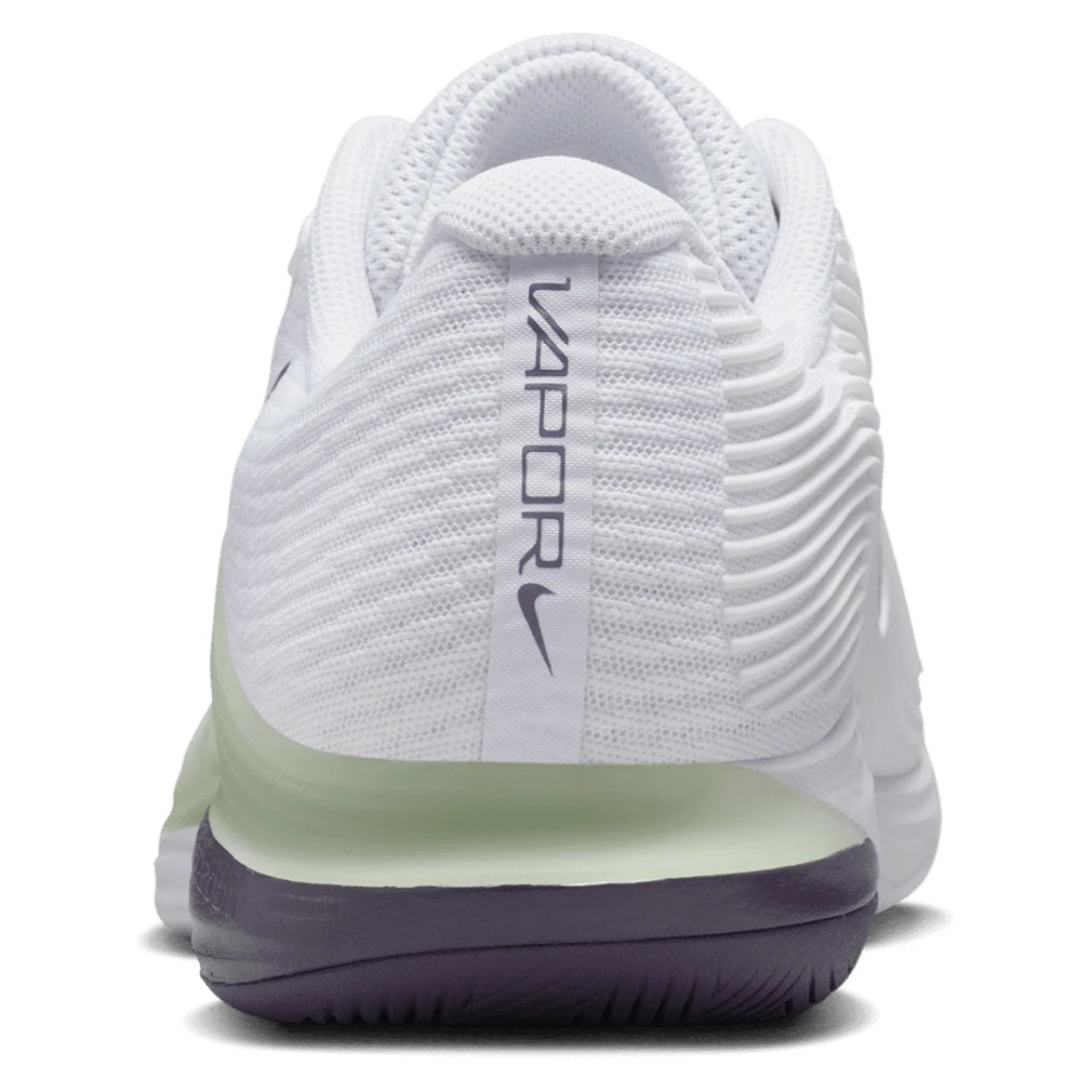Men's Zoom Vapor 12 Shoes White and Dark Raisin