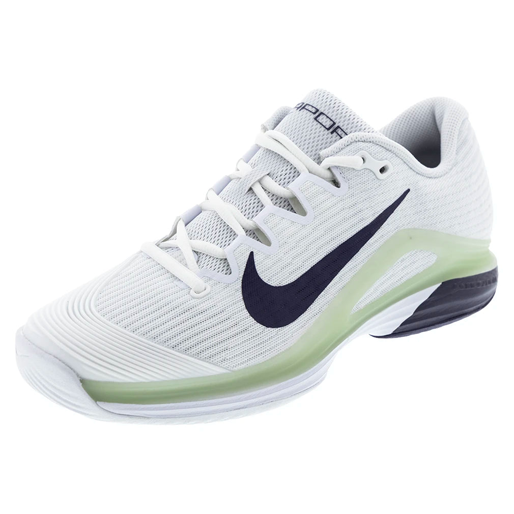 Men's Zoom Vapor 12 Shoes White and Dark Raisin