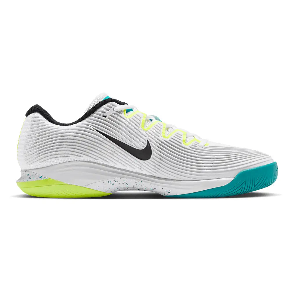 Men's Zoom Vapor 12 Shoes White and Volt
