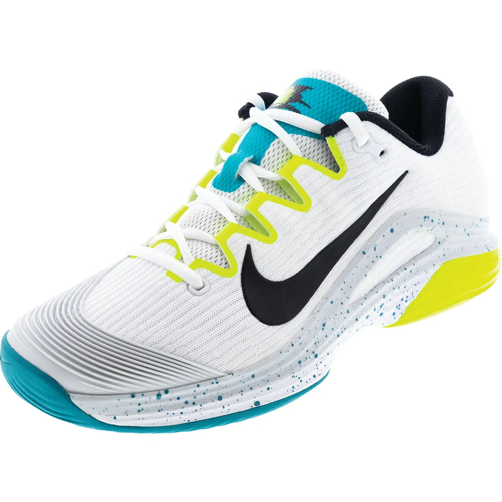 Men's Zoom Vapor 12 Shoes White and Volt, Nike, White/Volt, Pickleball Express, FV5552-125H26-WHITE-VOLT-1
