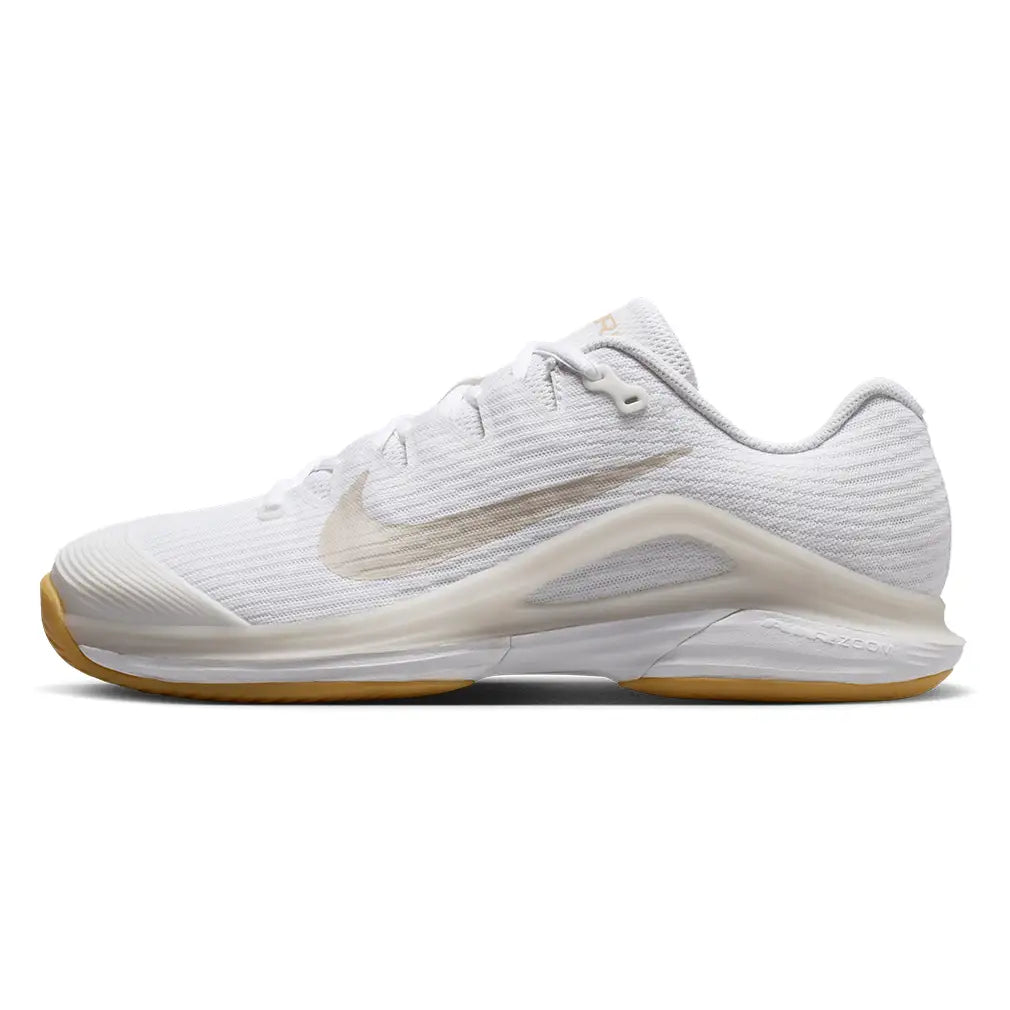 Women's Zoom Vapor 12 Shoes White and Lt Orewood Brown