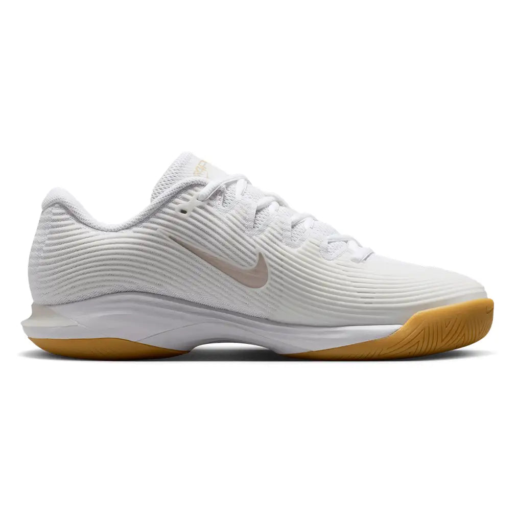 Women's Zoom Vapor 12 Shoes White and Lt Orewood Brown
